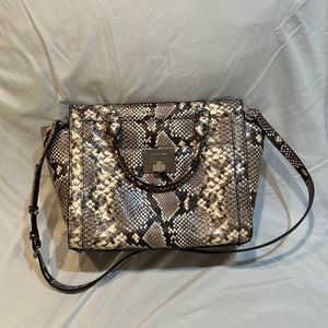Tan Snakeskin Michael Kors Purse